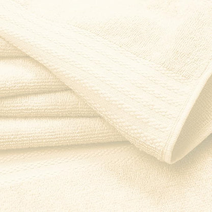 GLAMBURG Ultra Soft 6-Piece Hand Towel Set 16x28-100% Ringspun Cotton