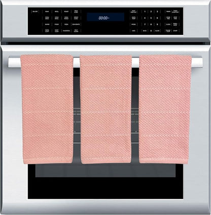 Serafina Home Light Pink Kitchen Hand Dish Towels: Oversized 28" x 18"