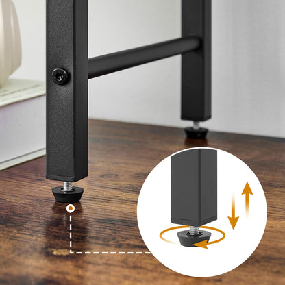 Gewudraw Printer Stand-Desktop Shelf Storage Organizer for Printers,Small End Table, Book Shelf and Wooden Desk Shelf for Home Office