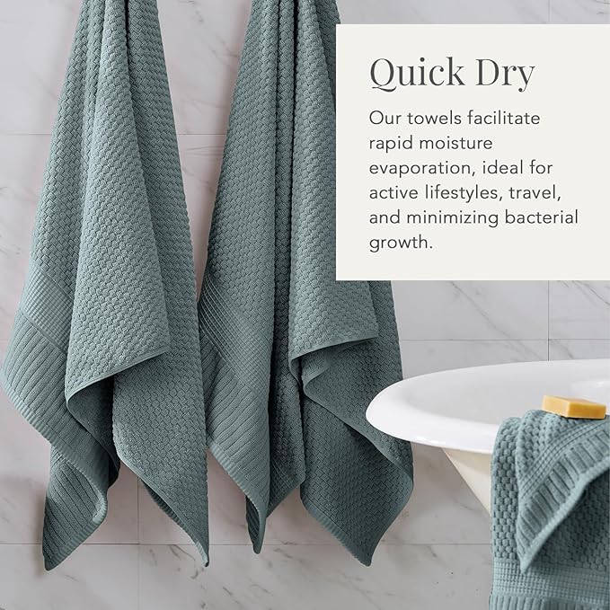 NY Loft 100% Cotton 2 Pack Bath Sheet Towel Set | Extra Large Oversize Bath