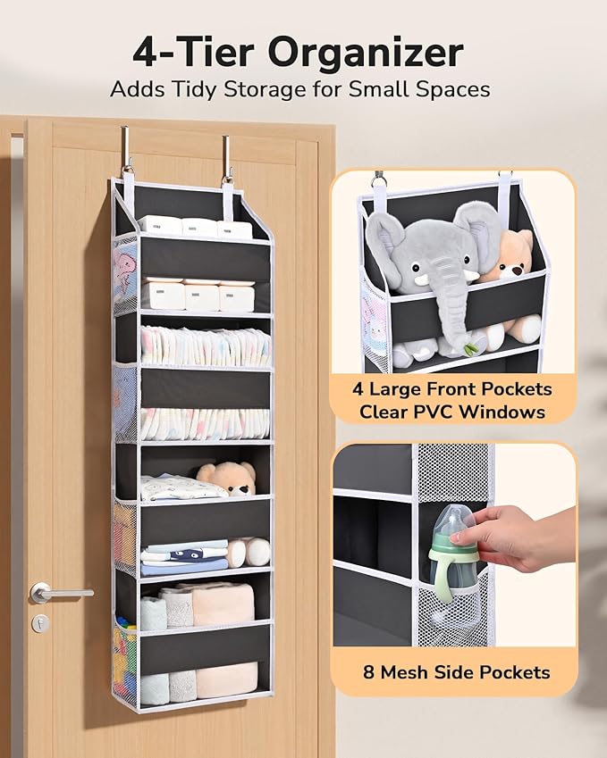 ULG 1 Pack Small Over Door Organizer