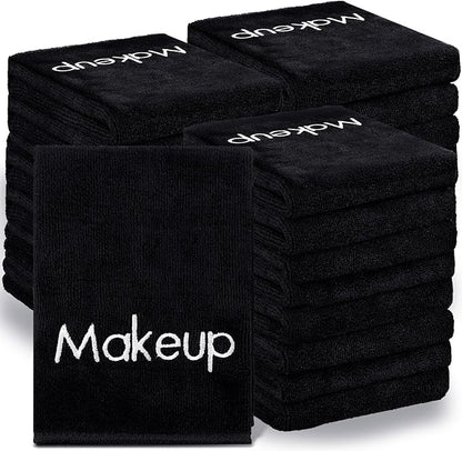 Shimeyao 30 Pack Makeup Towels Black Makeup Washcloths