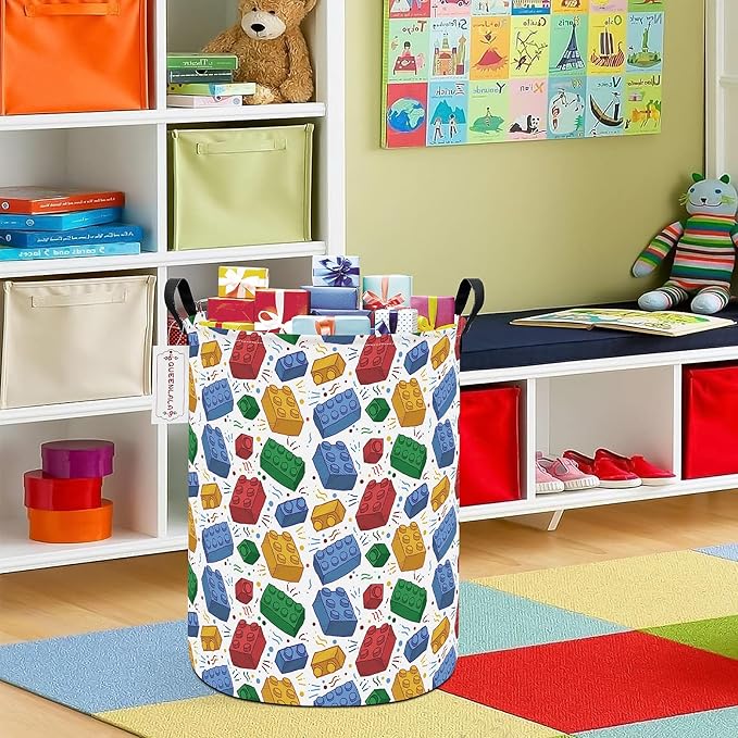 QUEENLALA Large Storage Basket, Laundry Hamper/Bathroom/Home Decor/Collapsible