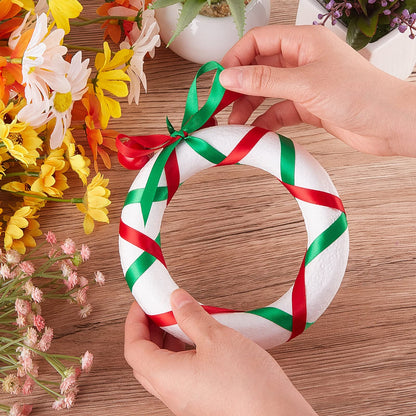 Juexica 24 Pcs 5.8 Inch Foam Wreath Forms for Crafts Foam Circles Ring Small Wreath Polystyrene Ring for Easter Wedding Home Flower Projects DIY Arts Crafts Supplies Easter Decorations