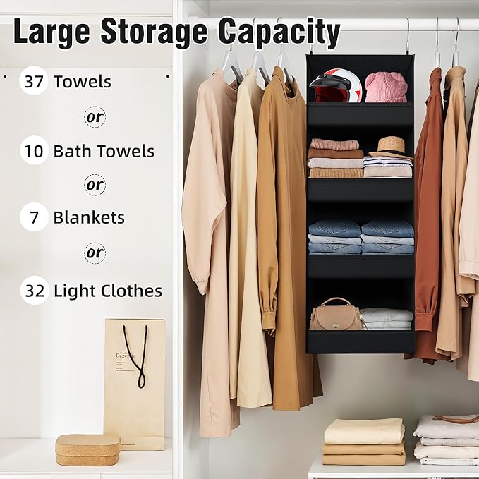 GRANNY SAYS 4-Shelf Hanging Organizer, Wall Mount