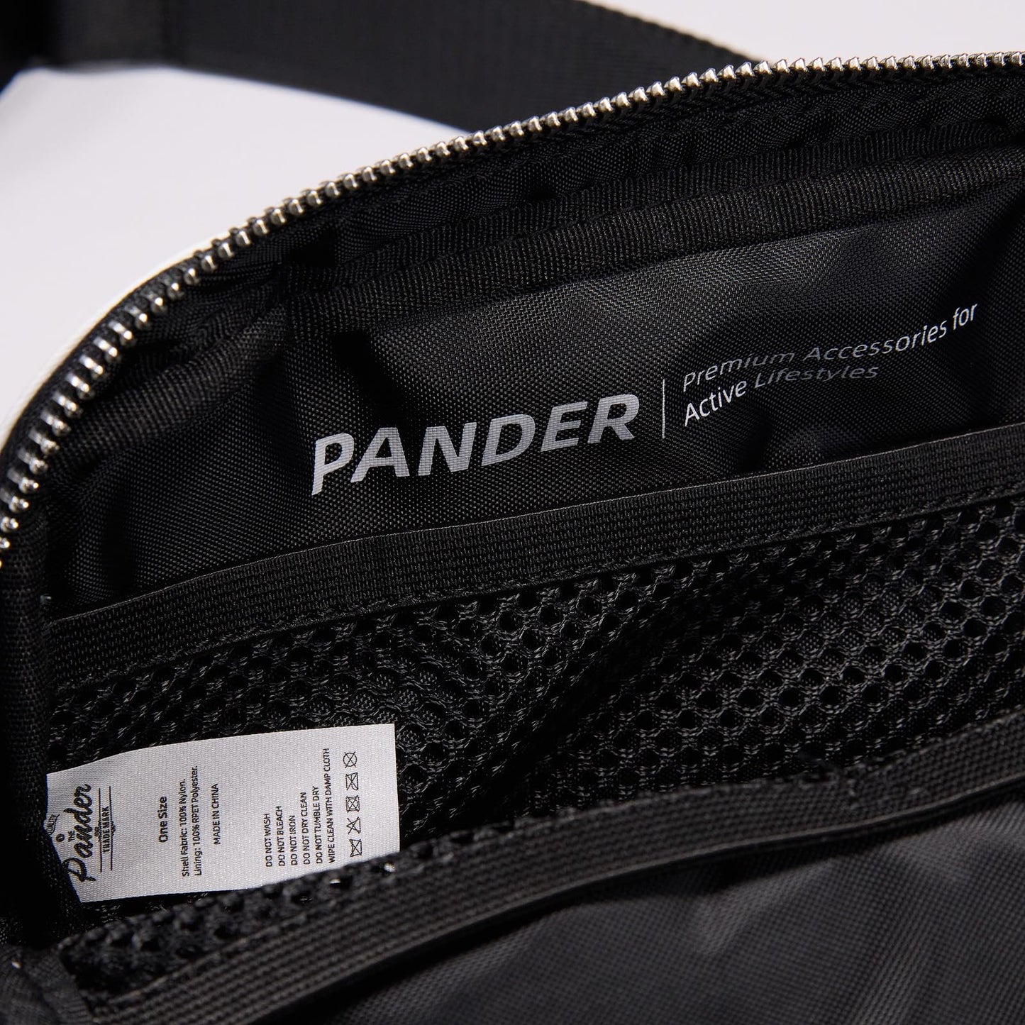 Pander Cross Body Fanny Pack for Women, Fashion Waist Packs, Crossbody Bags, Belt Bag with Adjustable Strap (Black)