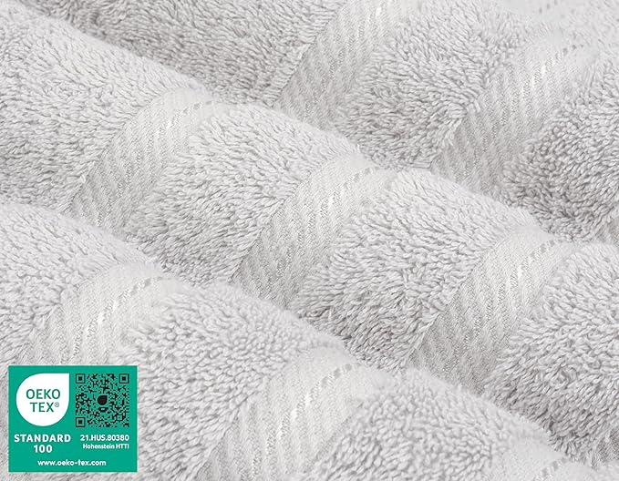 American Soft Linen Luxury 4 Piece Bath Towel Set, 600 GSM 100% Cotton Turkish