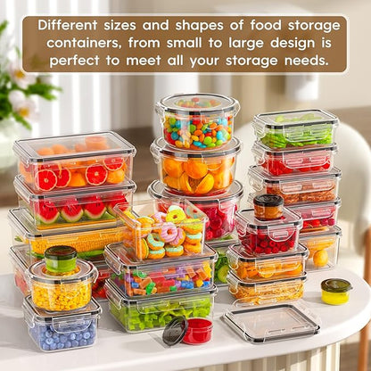 50 PCS Food Storage Containers