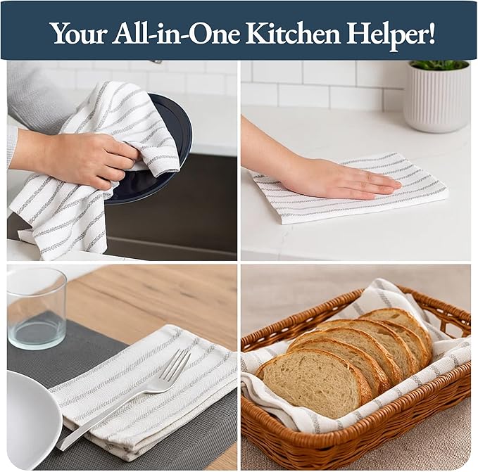 LANE LINEN Kitchen Towels Set