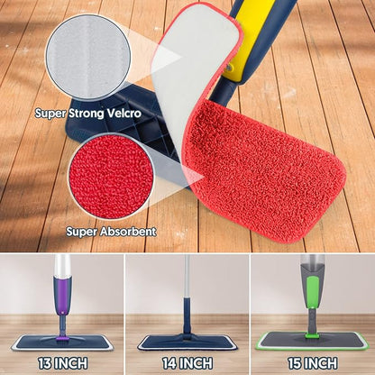 7 Count Reusable Mop Pads for Swiffer PowerMop