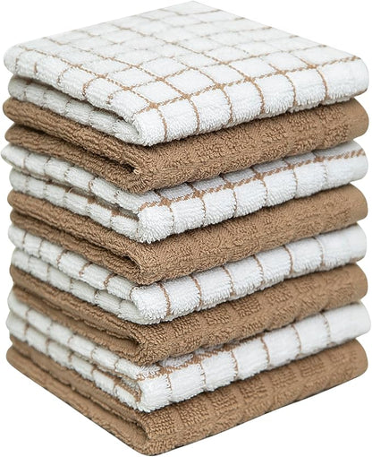 Bumble Dish Cloths | 12" x 12" | 100% Cotton Kitchen Towels | 405 GSM | Soft
