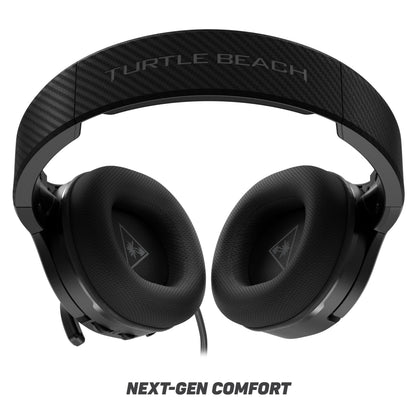 Turtle Beach Recon 200 Gen 2 Powered Gaming Headset - Xbox Series X, Xbox Series S & Xbox One, PS5, PS4, Mobile & PC with 3.5mm - Bass Boost, Memory Foam, Black
