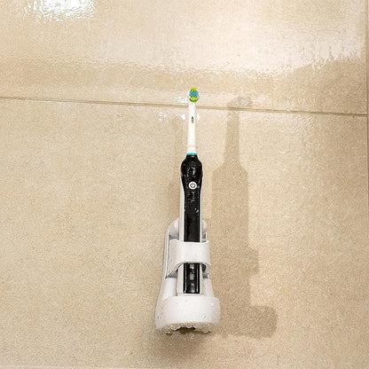 Perlin Electric Toothbrush Holder Wall Mounted No Drilling Self Adhesive