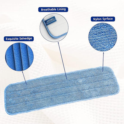 Replacement Washable Microfiber Absorbing Mop Head