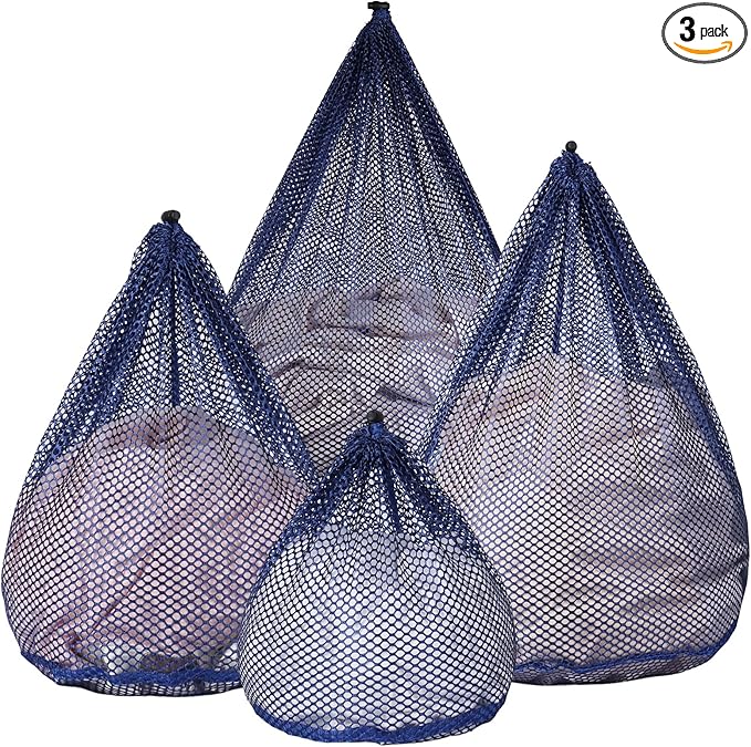 4Pcs Mesh Laundry Bags Washing Machine Mesh Wash Bags