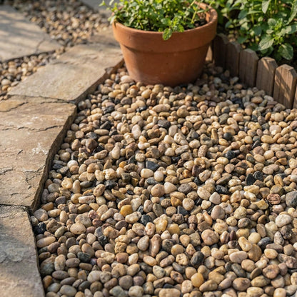 River Rocks Decorative Ornamental Vase Filler 0.5" - 0.75" Natural Aquarium Gravel 5 lbs - Landscaping Pebbles for Indoor Plants, Succulents,Terrarium & Home Decor, DIY & Crafting – Royal Imports