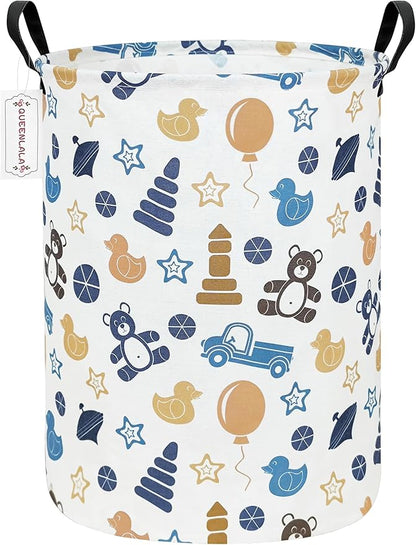 QUEENLALA Large Storage Basket, Laundry Hamper/Bathroom/Home Decor/Collapsible