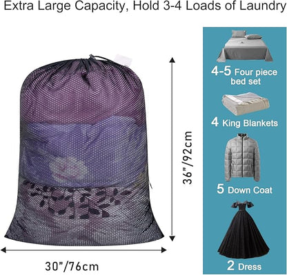 Polecasa Heavy Duty Extra Large Mesh Laundry Bags