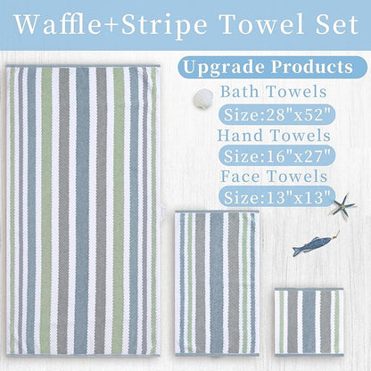 Striped Bath Towels
