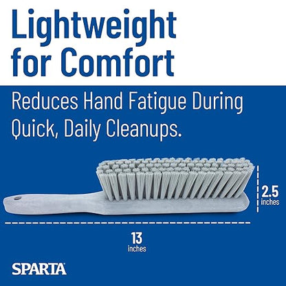SPARTA Handheld Soft Counter Brush 8 Inch Bristle Span, Countertops, and