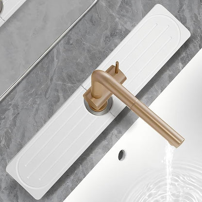Stone Faucet Mat for Kitchen Sink, Diatomite Fast Drying Absorb Moisture Tray