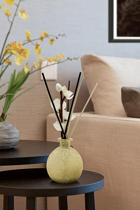 10 inch 20 Pcs Reed Diffuser Sticks Essential Oil Aroma Replacement Aroma Reed Diffuser Sticks (Black-20pcs)