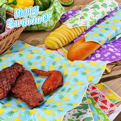 240Pcs Wax Paper Dry Waxed Deli Paper Sheets 12x12 inch Sandwich Wrap Parchment Papers Burger Wrapper Food Wrapping Papers Basket Liner for Food Home Kitchen Picnic Summer Beach Party Favors