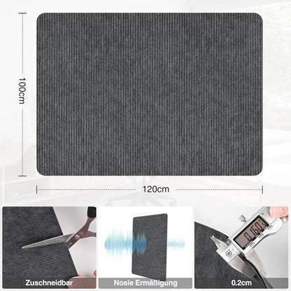 Placoot Desk Chair Mat for Hardwood Floor & Tile 55"x35" Office Chair Mat for Rolling Chairs Large Anti-Slip-Recyclable Material Computer Chair Rug for Office/Home
