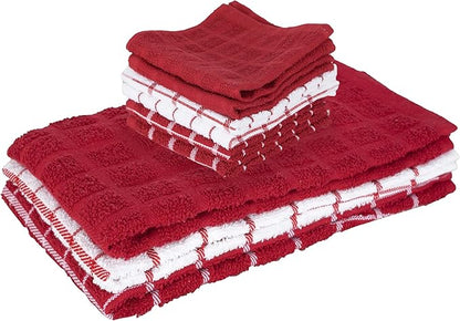 Ritz Premium 3-Pack Kitchen Towel & 6-Pack Dish Cloth Set