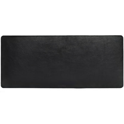 DAREhue Full Grain Genuine Leather Desk Pad – Black (XL) - Premium Desk Mat with Non-Slip Backing, Thick 3mm, Office Desk Protector for Work & Gaming (Extra Large 35.4 x 15.7 inch)