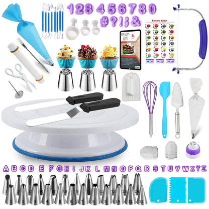 200PCs and 230PCs Cake Decorating Kit for Cake Cupcake and Cookies Decoration