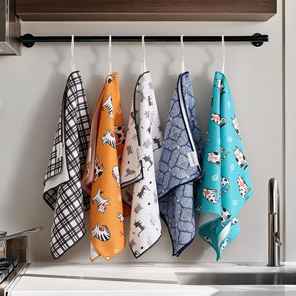 RECYCO Waffle Kitchen Towel Set of 2