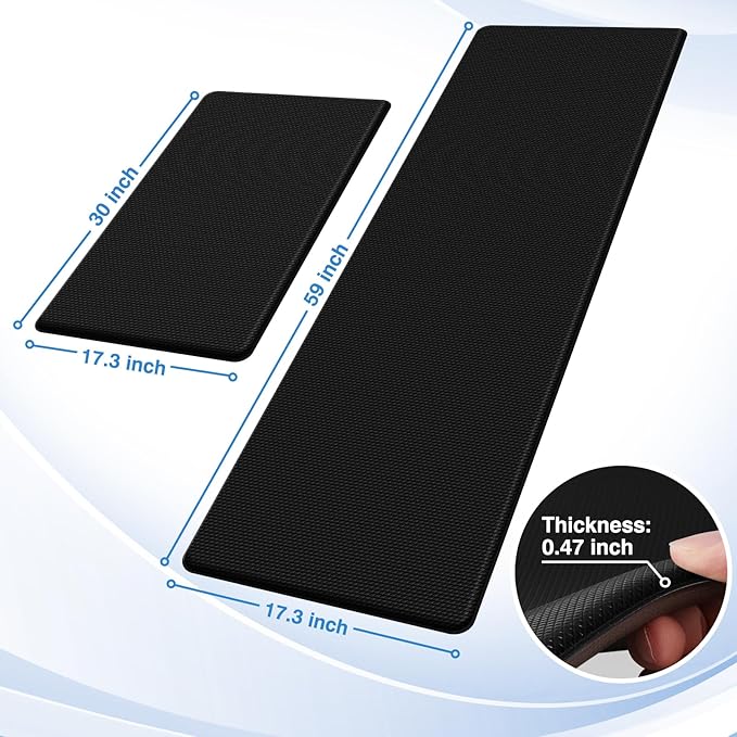 StepRite Kitchen Mats, Cushioned Anti Fatigue Kitchen Mats
