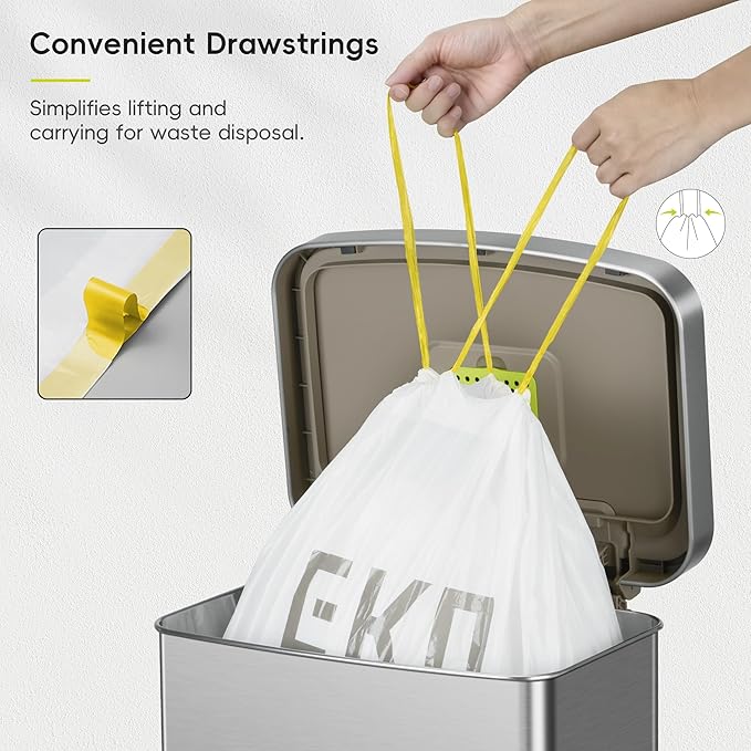 EKO 21 Gallon / 50-90 Liter, Extra-Strong Garbage Bags, Lavender Scent