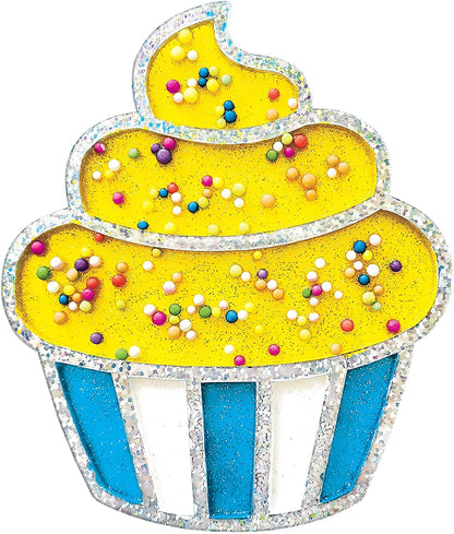 Creativity for Kids Easy Sparkle Window Art Kit | Make 7 Colorful Window Art Designs with Paint & Sparkle | Relaxing DIY Craft & Creative Activity for Kids Everywhere (Ages 6+)