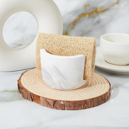 Diatomite Sponge Holder for Kitchen Sink Counter, Quick Drying, Fast Water