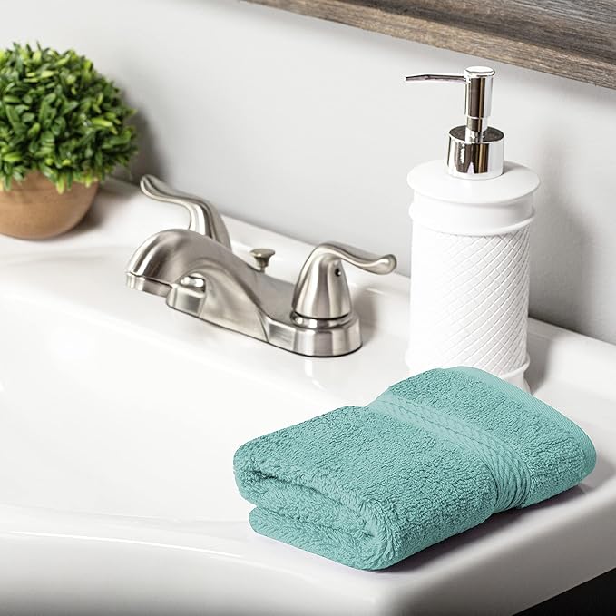 SUPERIOR Solid Egyptian Cotton Face Towel Set