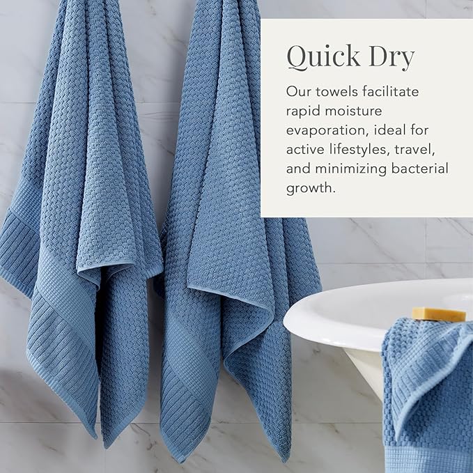 NY Loft 100% Cotton 2 Pack Bath Sheet Towel Set | Absorbent Quick-Dry Oversize
