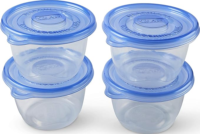 Gladware Lockware To Go Food Storage Containers | Glad Medium Size Round Food