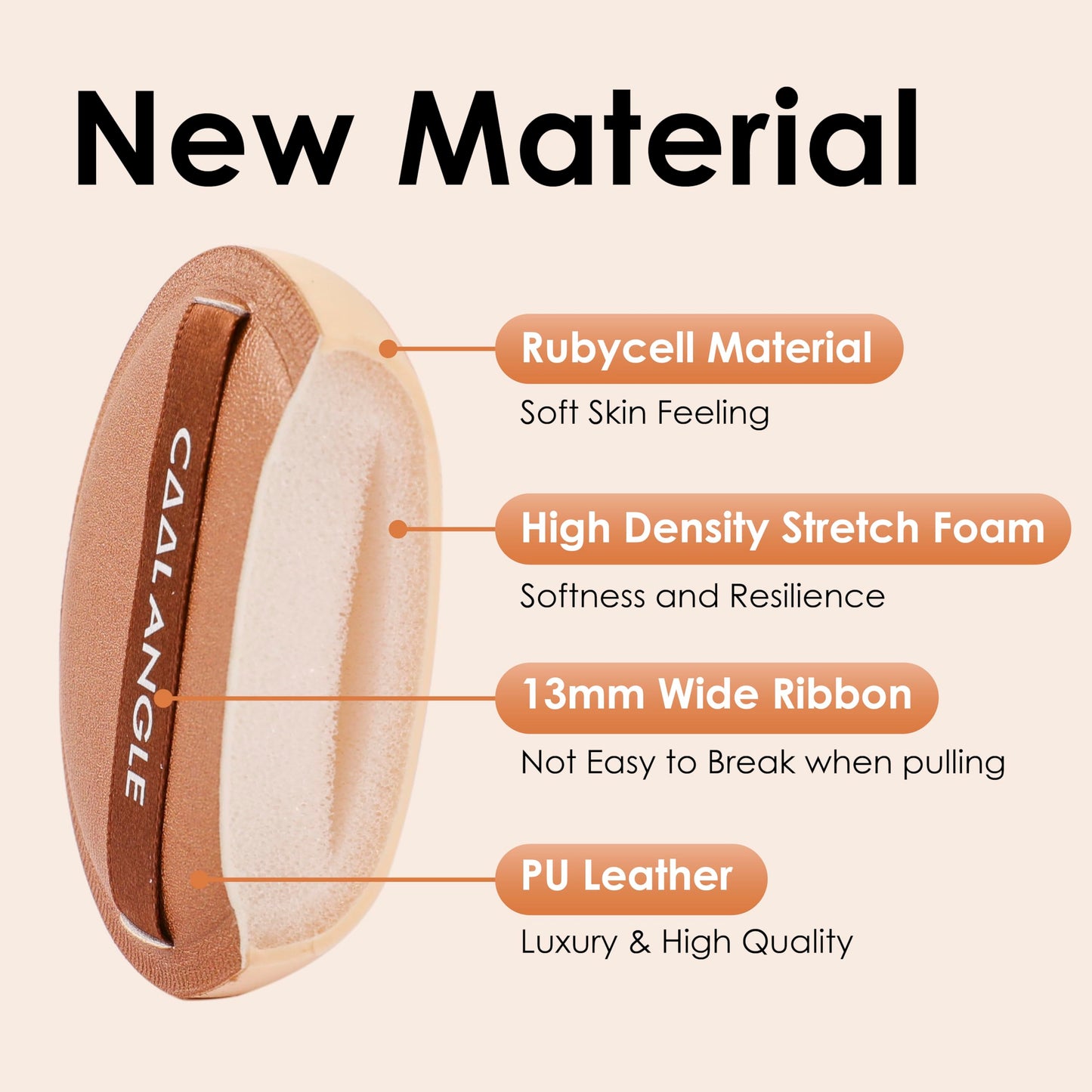 5Pcs Makeup Sponge For Foundation Concealer And Powder, Latex Free Blender Sponge For Natural And Easy Makeup Soft Long-lasting And Beginner-friendly, Green, Medium