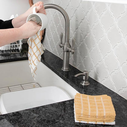 Ritz Premium 100% Cotton Terry Check Kitchen Dish Cloths