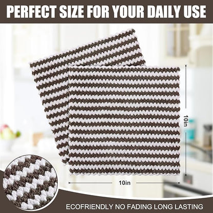 Homaxy 18 Pack Kitchen Dish Cloths, Ultra Soft and Absorbent Dish Towels