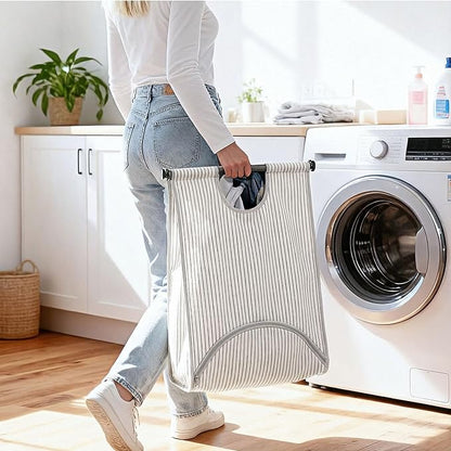 STORAGE MANIAC Wall Mount Laundry Hamper, Hanging Laundry Bag