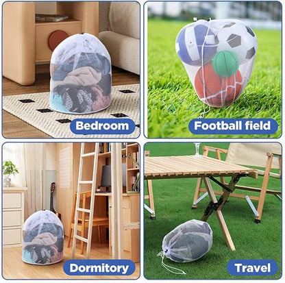20 Pcs Mesh Laundry Bags Bulk