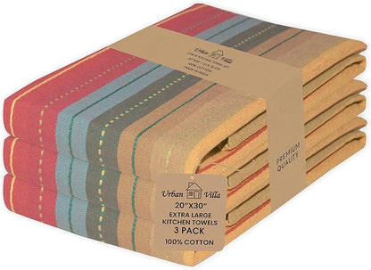 Urban Villa Kitchen Towels 100% Cotton Dish Towels