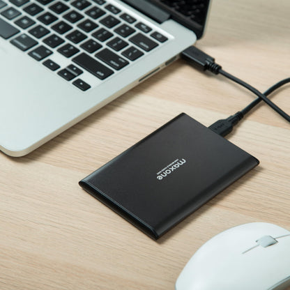 Maxone 1TB Ultra Slim Portable External Hard Drive HDD USB 3.0 Compatible with PC, Laptop, Charcoal Grey