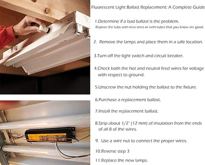 Flyercatch 18'' Full Spectrum Daylight 15Watt Aquarium and Plant Light Bulb,Bright White 6500k Fish Tank Fluorescent Tube, Ra83+ High Color Rendering Index