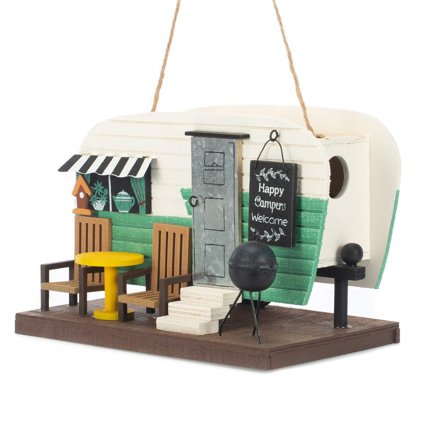 Sunset Vista Wooden Camper Birdhouse