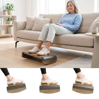 Tiel Ergonomic Foot Rest for Under Desk at Work, Rocking Footrest with Comfort Support, Office Foot Stool for Desk Chair, Leg Rest Stand for Home and Remote Office