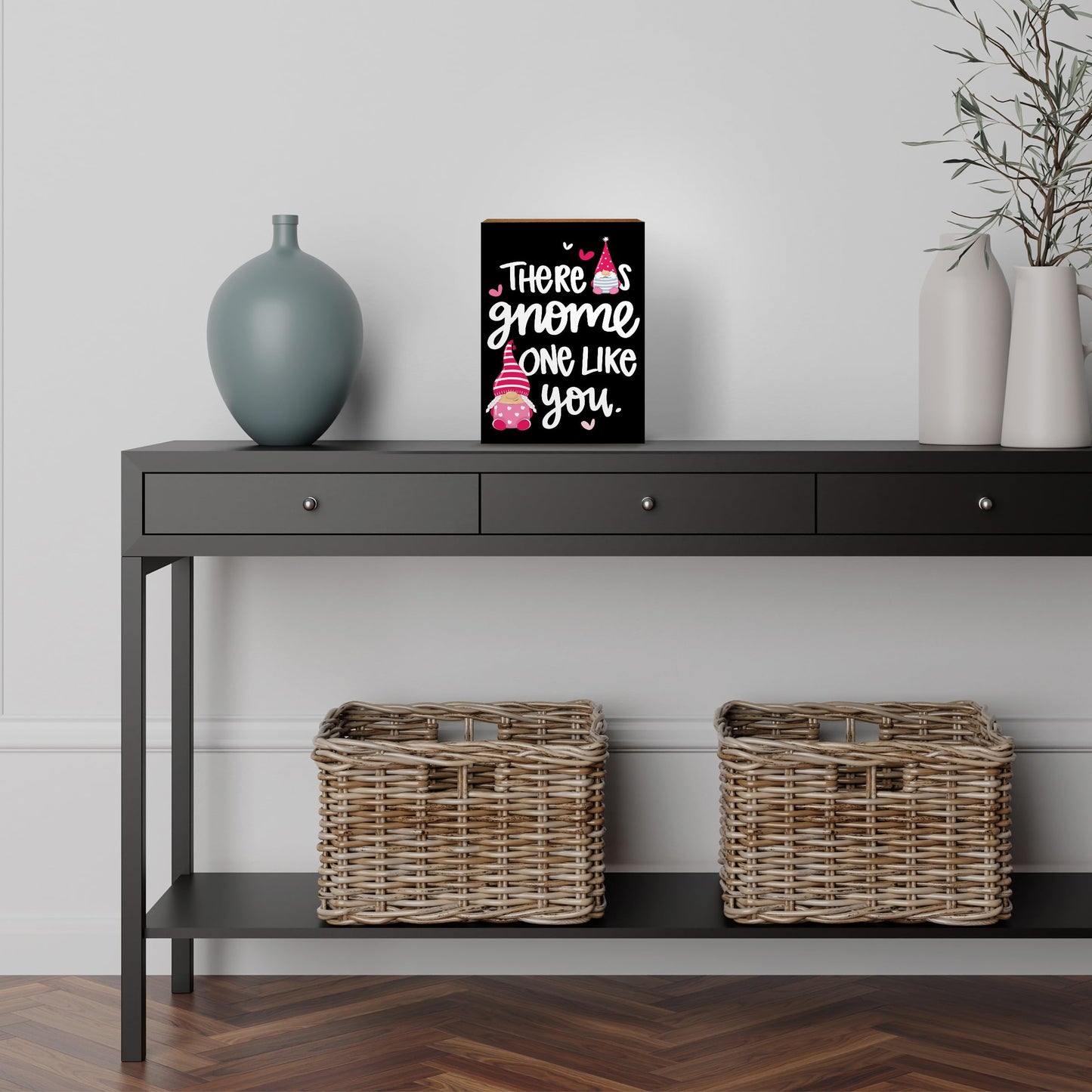 LifeSong Milestones Valentine’s Day Wooden Small Table Décor and Shelf Sitter| Modern Home Décorations| Cute Unique Remembrance for Boyfriend Girlfriends, Couple Parents 5.5x8